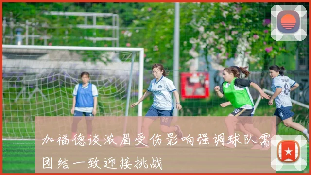 加福德谈浓眉受伤影响强调球队需团结一致迎接挑战